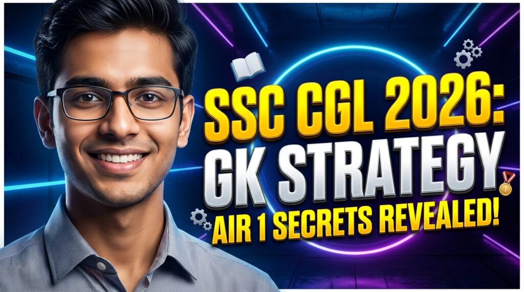 SSC CGL 2026 GK Strategy by AIR 1 Dhruv Rana - SSC Tides