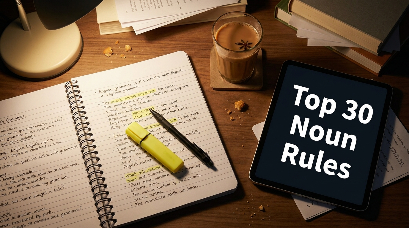 Top 30 Noun Rules