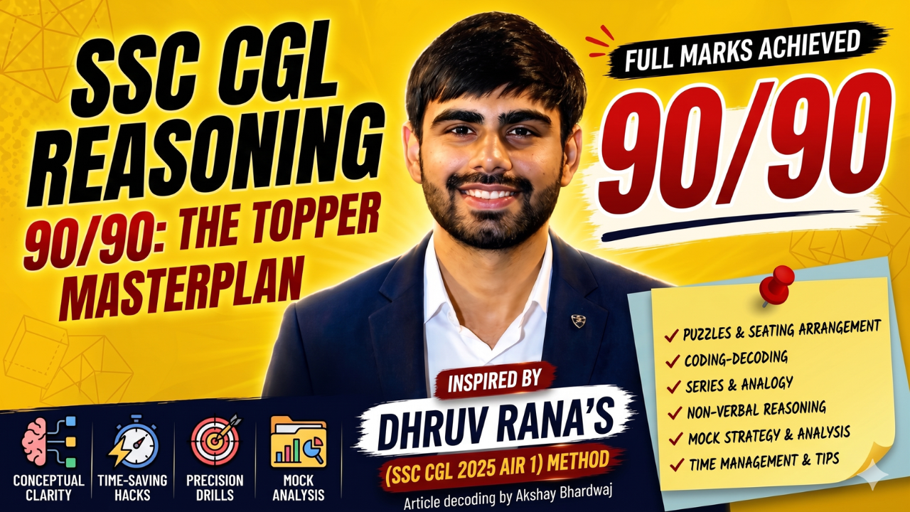 SSC CGL Reasoning Strategy