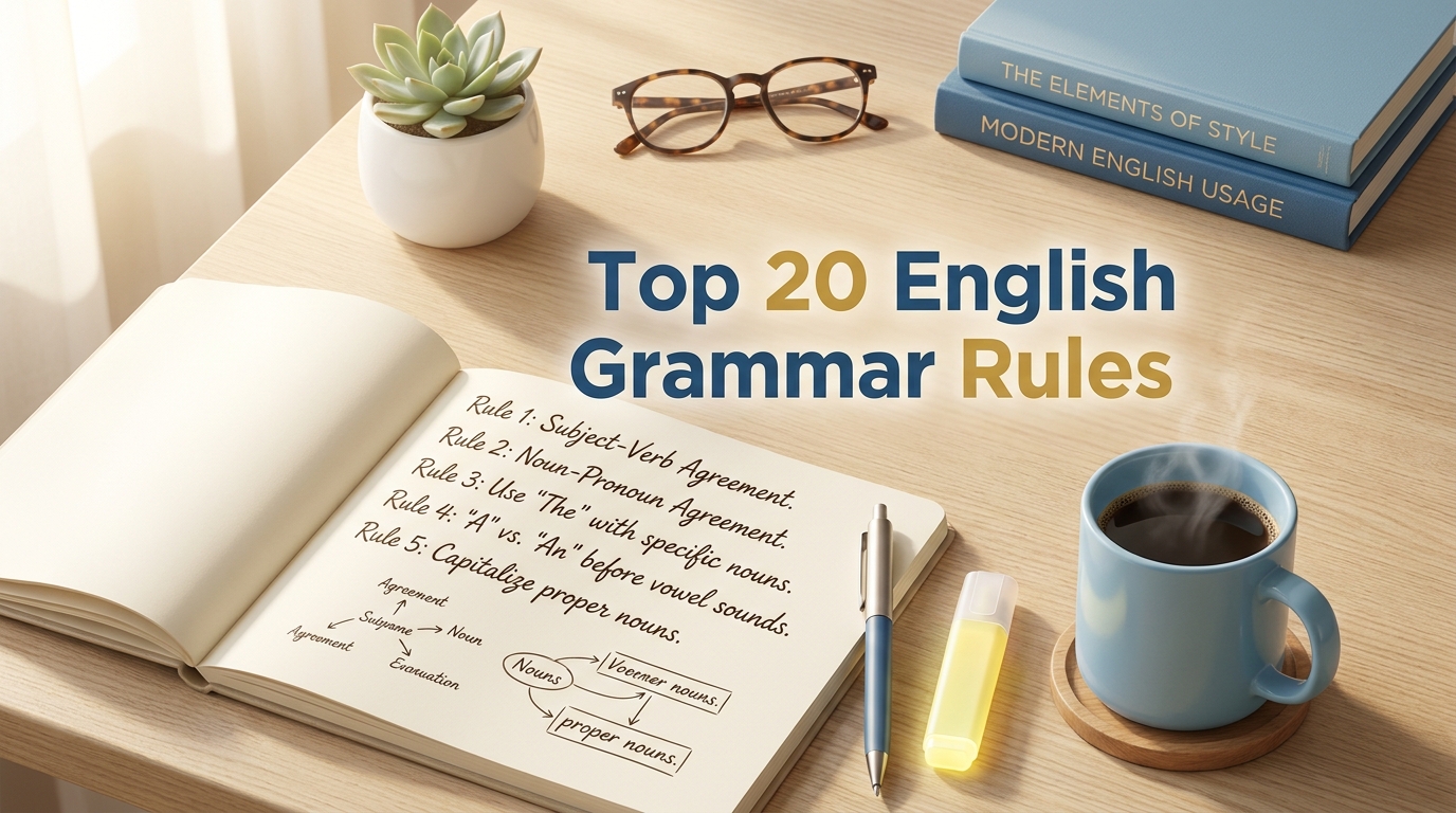 Top 20 English Grammar Rules