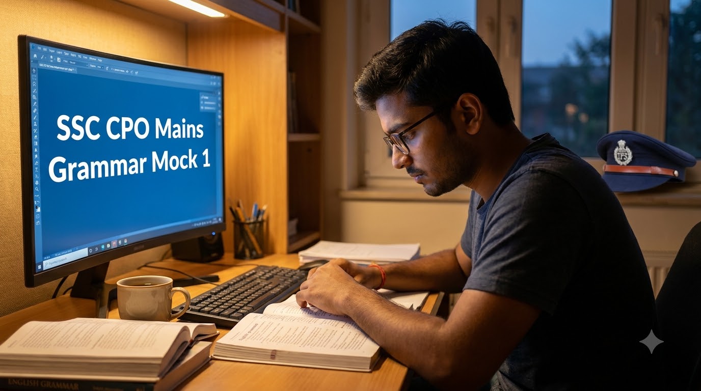 SSC CPO Mains Grammar Mock 1